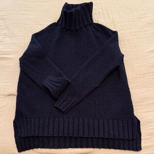 Patagonia Deep Blue Cowl Neck Sweater